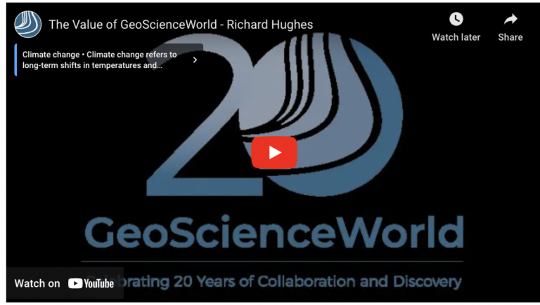 Celebrating 20 Years of Connections: Former Board Chair Richard Hughes on the Value of GeoScienceWorld